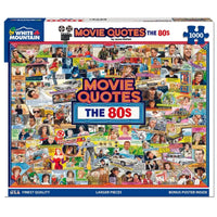 Movie Quotes of the 80s 1000 Piece Jigsaw Puzzle White Mountain