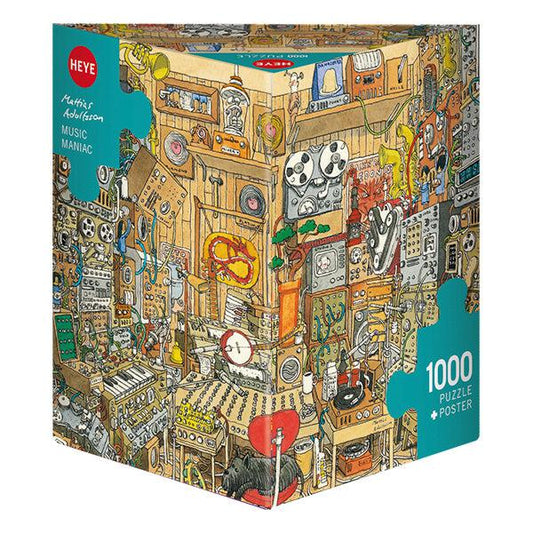 Music Maniac 1000 Piece Jigsaw Puzzle Heye
