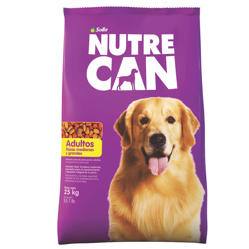 Solla Nutrecan Premium Adult Medium & Large Breed Dog Food (55.1 lb / 25 kg)