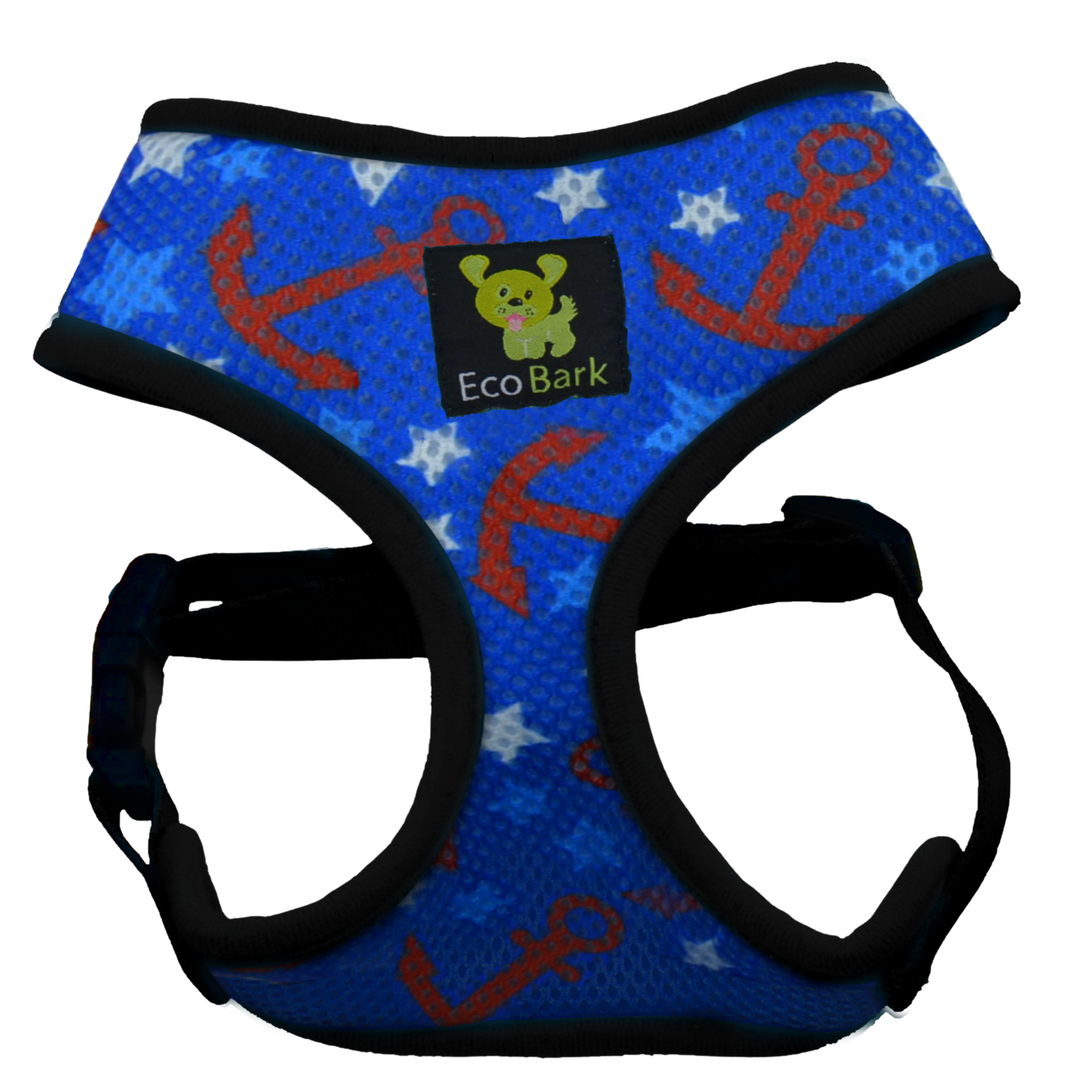 Dog Harness EcoBark Nautical Harness Over-the-Head Soft Mesh - main product image for dog harness