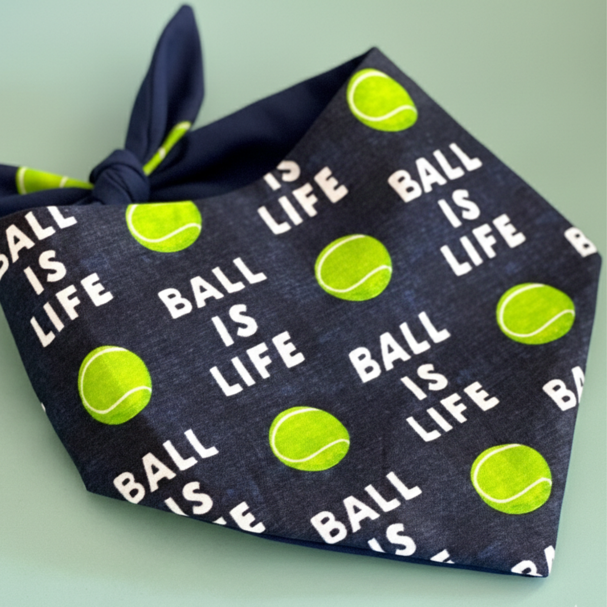 Ball Is Life Dog Bandana Best Seller - lifestyle view | Dog Toys at Purrfect Pet Kingdom