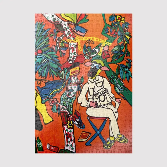 Nianga the Sheep & Her Thrift Shop By Précoce 1000 Piece LE Jigsaw Puzzle Sulo