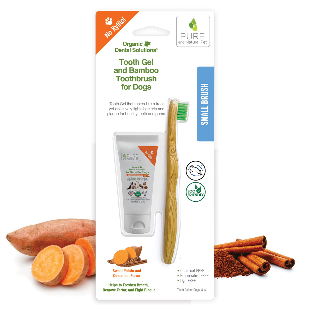 Purrfect Kingdom™ - Tooth Gel With Bamboo Brush Small Dog