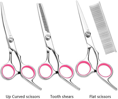 Dog Grooming Scissors Professional Kit Stainless Steel ✂️