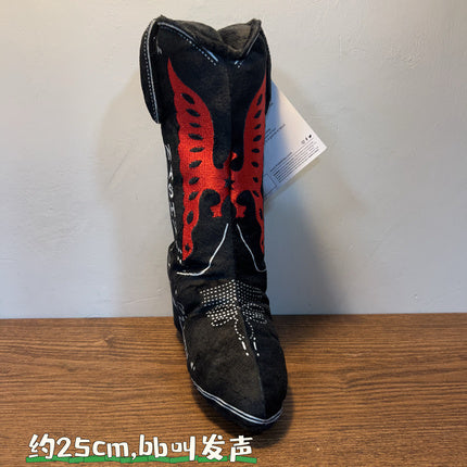 Dog toy cowboy boot