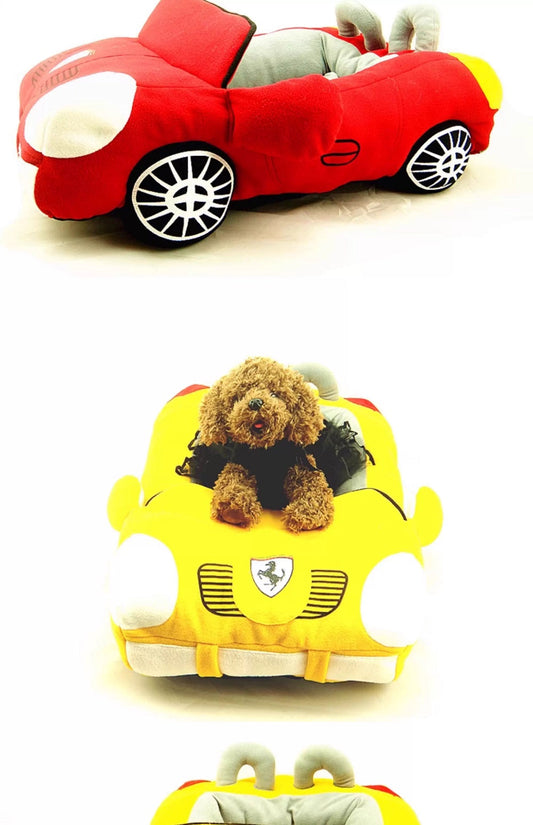 Dog bed car