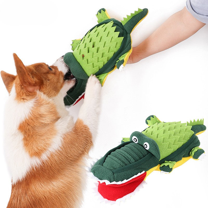 Dog toy alligator