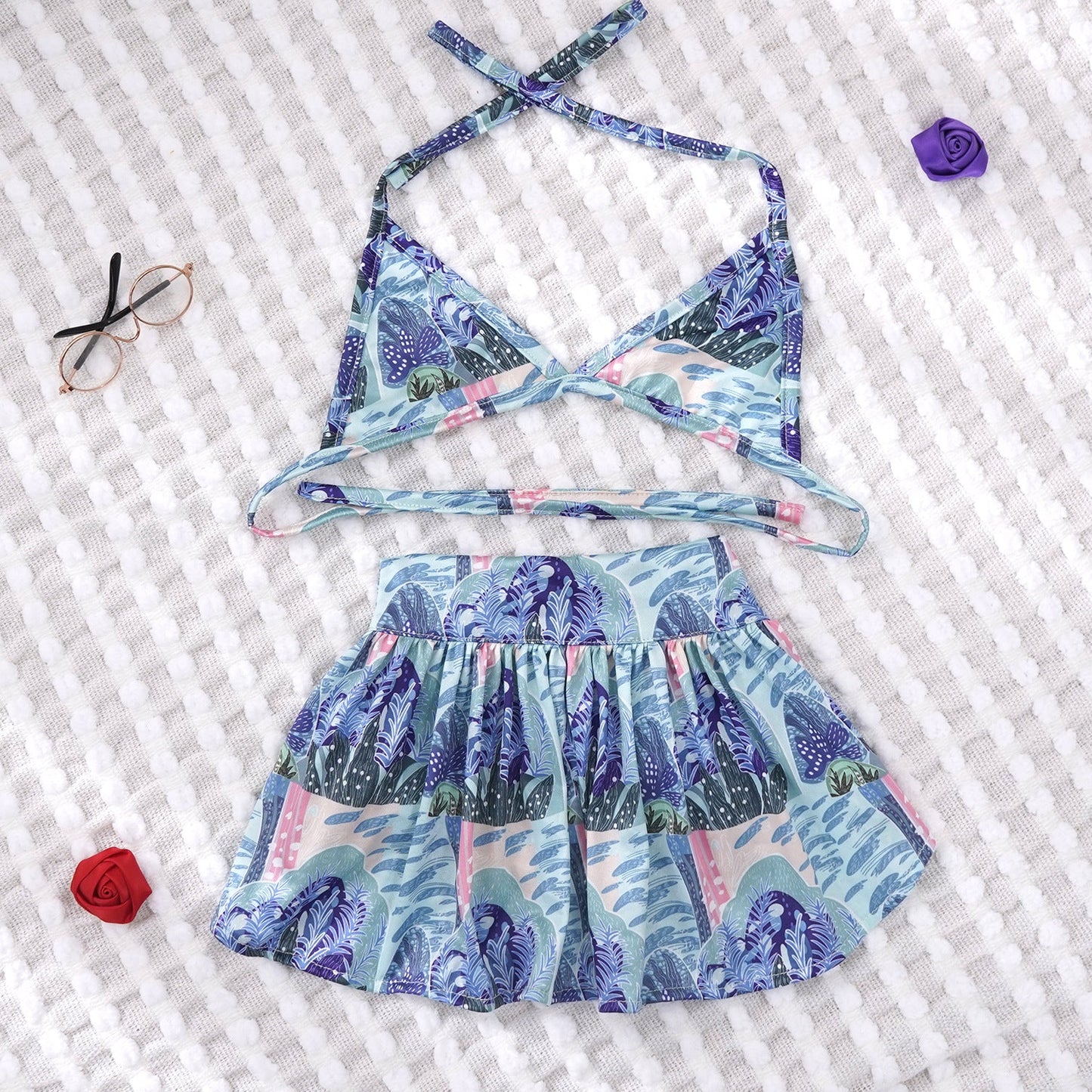 Dog bikini swim wear