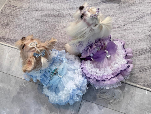 Handmade Cinderella Puppy Costume Dog Dress - Purrfect Pet Kingdom