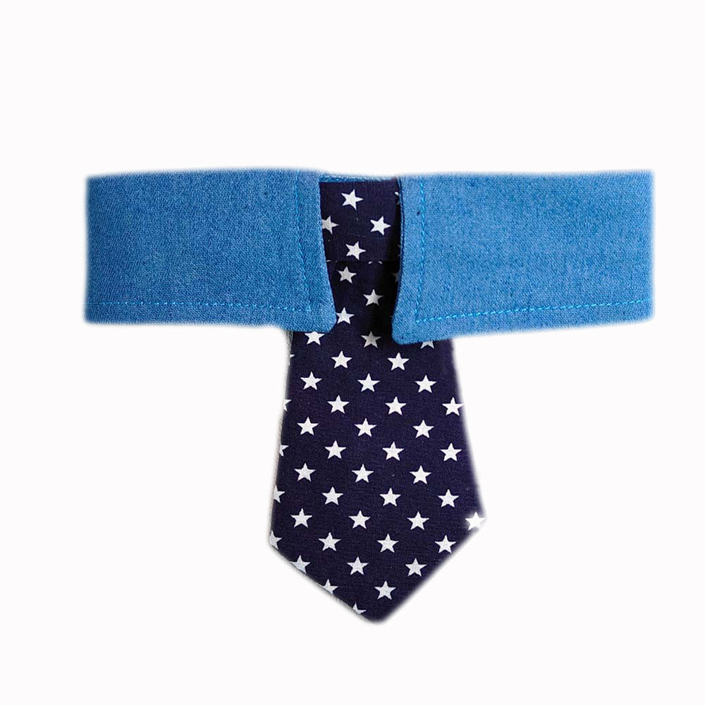Dog collar tie stars