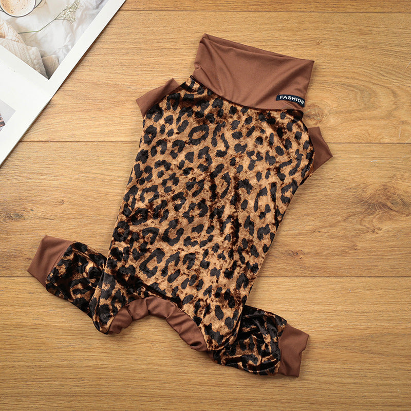 Leopard Dog Pajamas – Soft, Stretchy & Stylish Sleepwear
