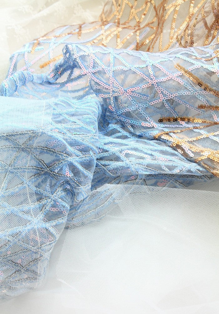 Exquisite Gold Silver Sequin Pet Gown Luxurious Dog Princess Dress - Purrfect Pet Kingdom