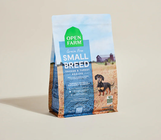 Open Farm Small Breed Grain Free Chicken Turkey Dry Dog Food 4lb
