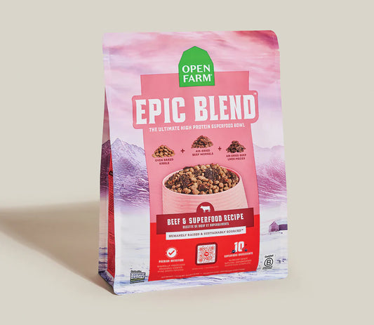 Open Farm Epic Blend Beef and Superfood Dry Dog Food 22lb Bag