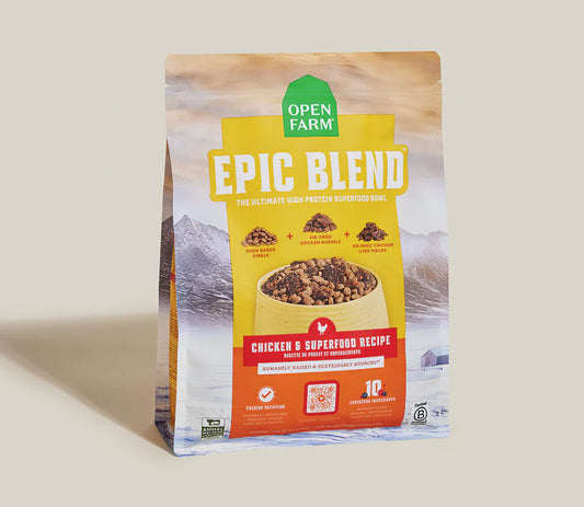 Open Farm Epic Blend Chicken and Superfood Dry Dog Food 20lb