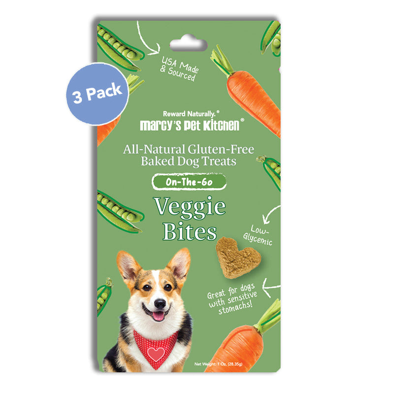 Marcy's Pet Kitchen® - 'On-The-Go' All-Natural, Vegan Veggie Biscuit 1 oz Healthy Dog Treats