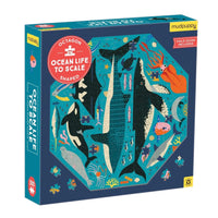 Ocean Life to Scale 300 Piece Octagon Jigsaw Puzzle Mudpuppy