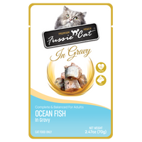 Fussie Cat Pouch - Ocean Fish in Gravy (2.47oz)