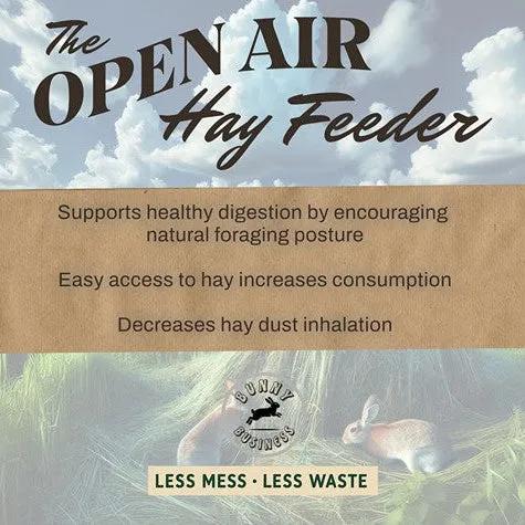 Hay Feeder-The Open Air Small Animal Habitat Food Accessory