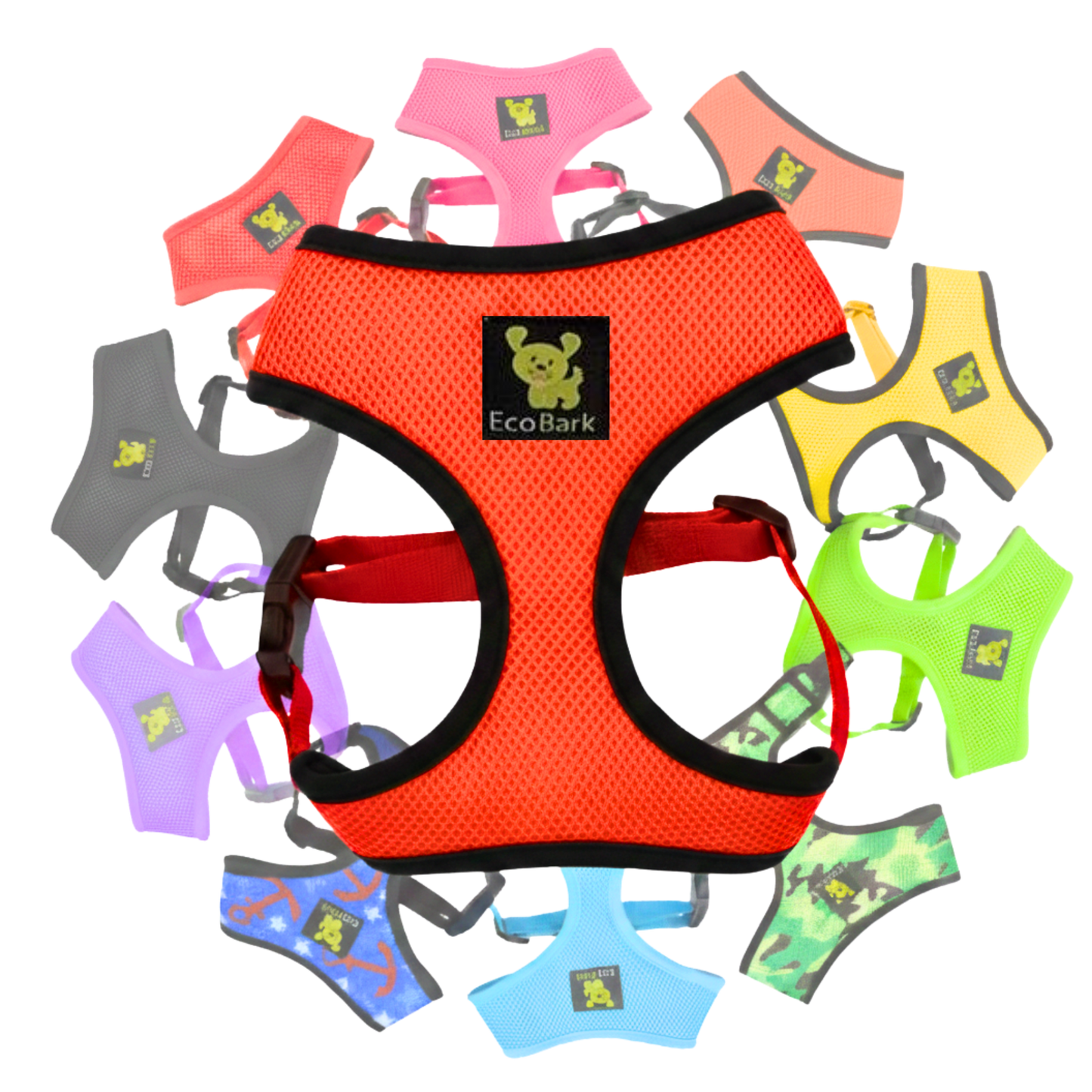 Dog Harness Over-the-Head Harnesses Max Comfort 18 Colors - main product image for dog harness