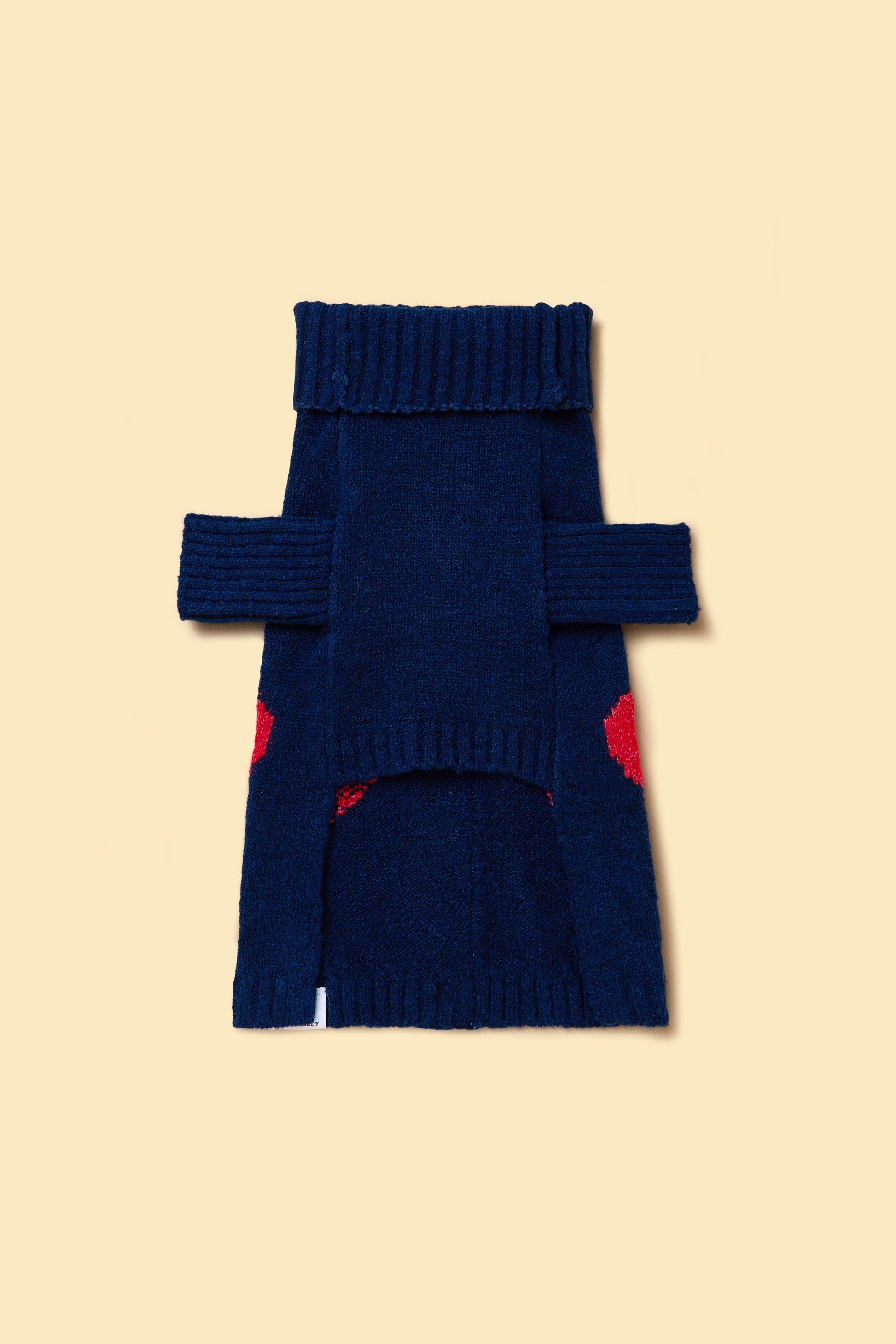 Heart to Heart Button - Up Cardigan Sweater - Dog Sweater - BarkBarkBaby