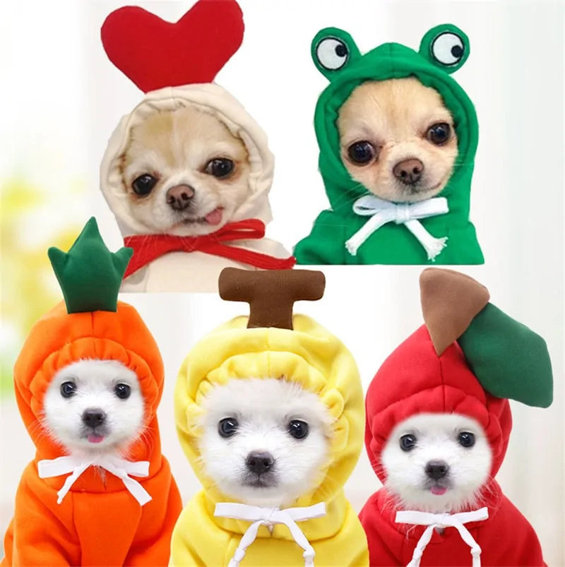 Warm Dog Winter Clothes Cute Fruit Dog - Costumes - Mimarta