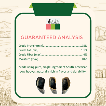 All-Natural Cow Hooves Dog Chews ? Premium Crunchy Treats