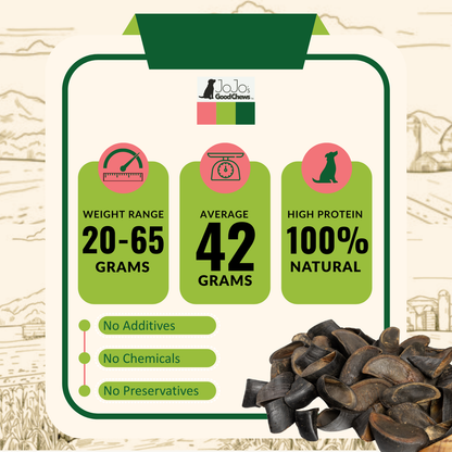 All-Natural Cow Hooves Dog Chews ? Premium Crunchy Treats