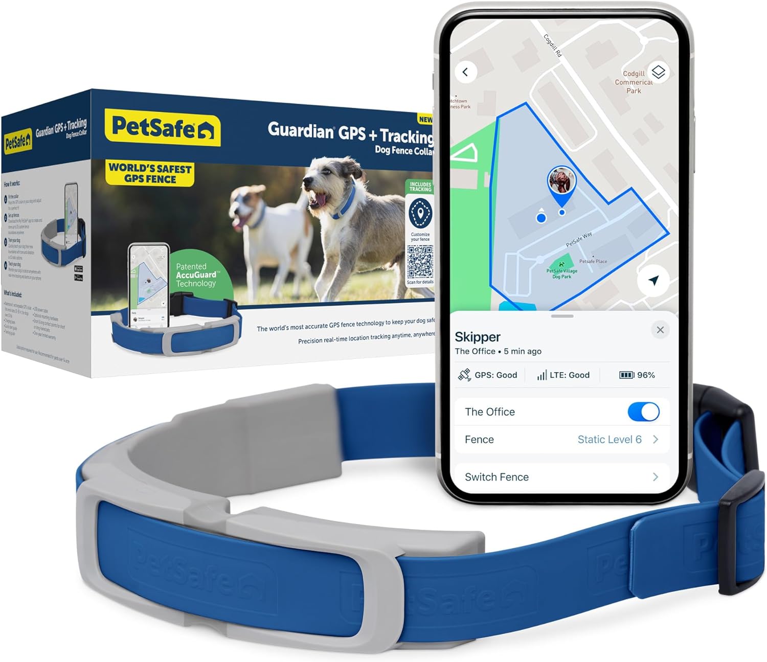 PetSafe Guardian GPS + Tracking Dog Fence Collar – Wireless Dog Fence with Real-Time Tracking - Purrfect Pet Kingdom