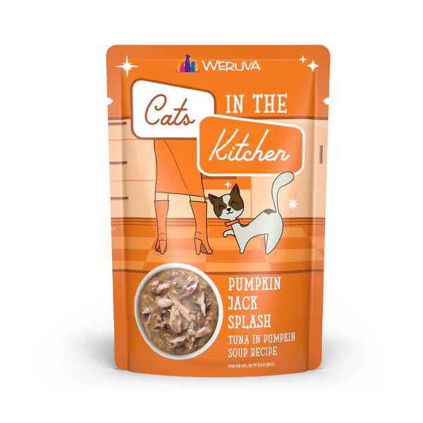 Cats in the Kitchen Pumpkin Jack Splash Tuna in Pumpkin Soup (3oz) - Wet Cat Food - The Family Pet