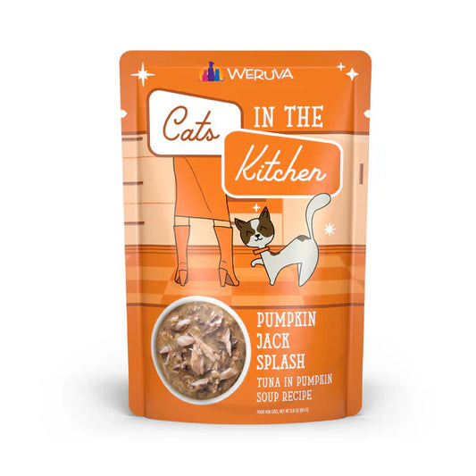 Cats in the Kitchen Pumpkin Jack Splash Tuna in Pumpkin Soup (3oz) - Wet Cat Food - The Family Pet
