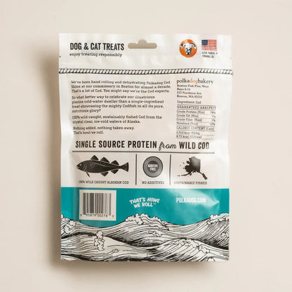 Dog Treats Alaskan Cod Chips 3.5 Oz Wild Caught 🐟