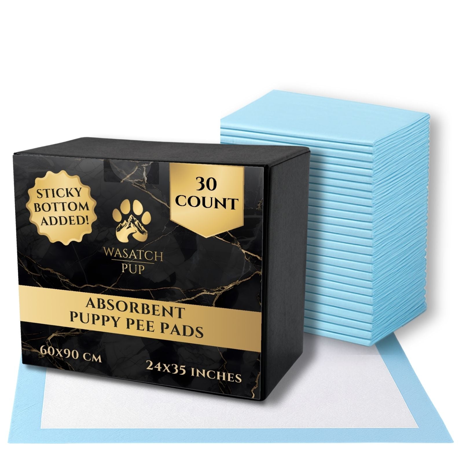 Puppy Pads | Absorbent Pee Pads - Pee Mats - Wasatch Pup