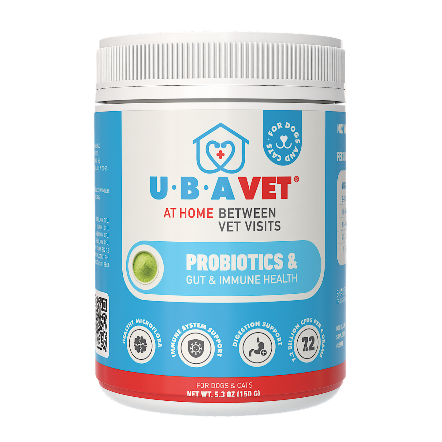 UbaVet Probiotics Gut Support