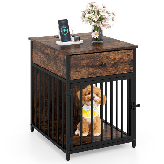 Dog Crate Furniture for Small Dogs Wooden Puppy Kennel with