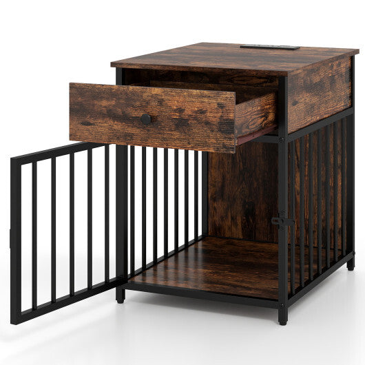 Dog Crate Furniture for Small Dogs Wooden Puppy Kennel with