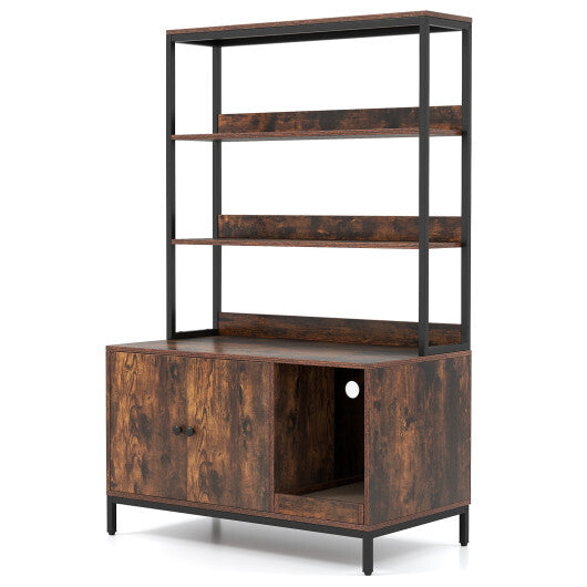 Cat Litter Box Furniture 57in Hidden Storage Bench