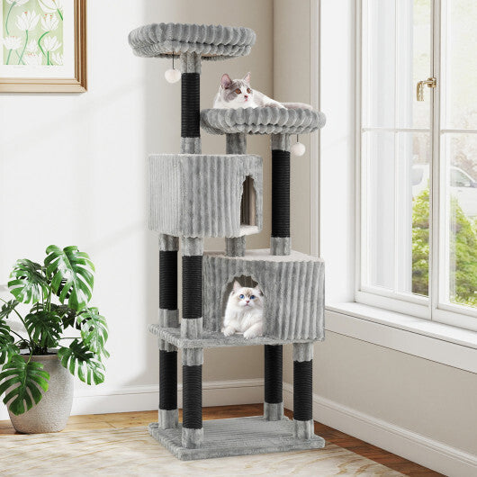 Cat Tree 62in Tall Scratching Post & Climbing Tower