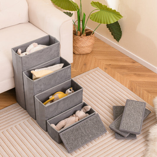 4-Step Foldable Non-slip Dog Ramp