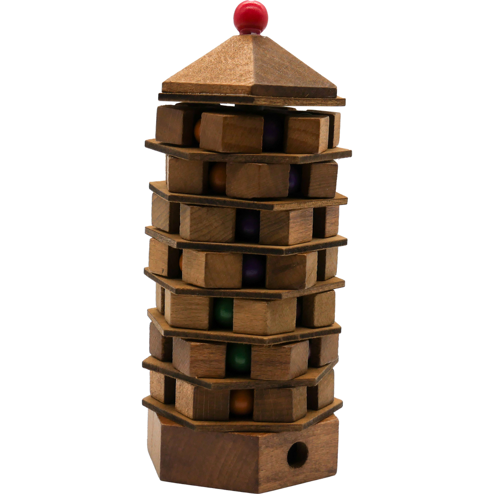 Pagoda Brainteaser Puzzle True Genius