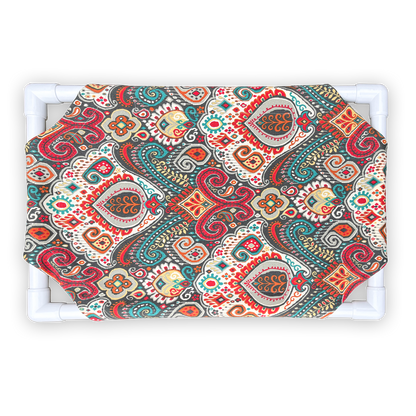 Outdoor Dog Bed Paisley Pattern Traditional 6 Lbs 🛏️