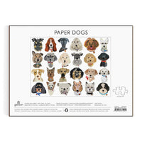 Paper Dogs 1000 Piece Jigsaw Puzzle Galison