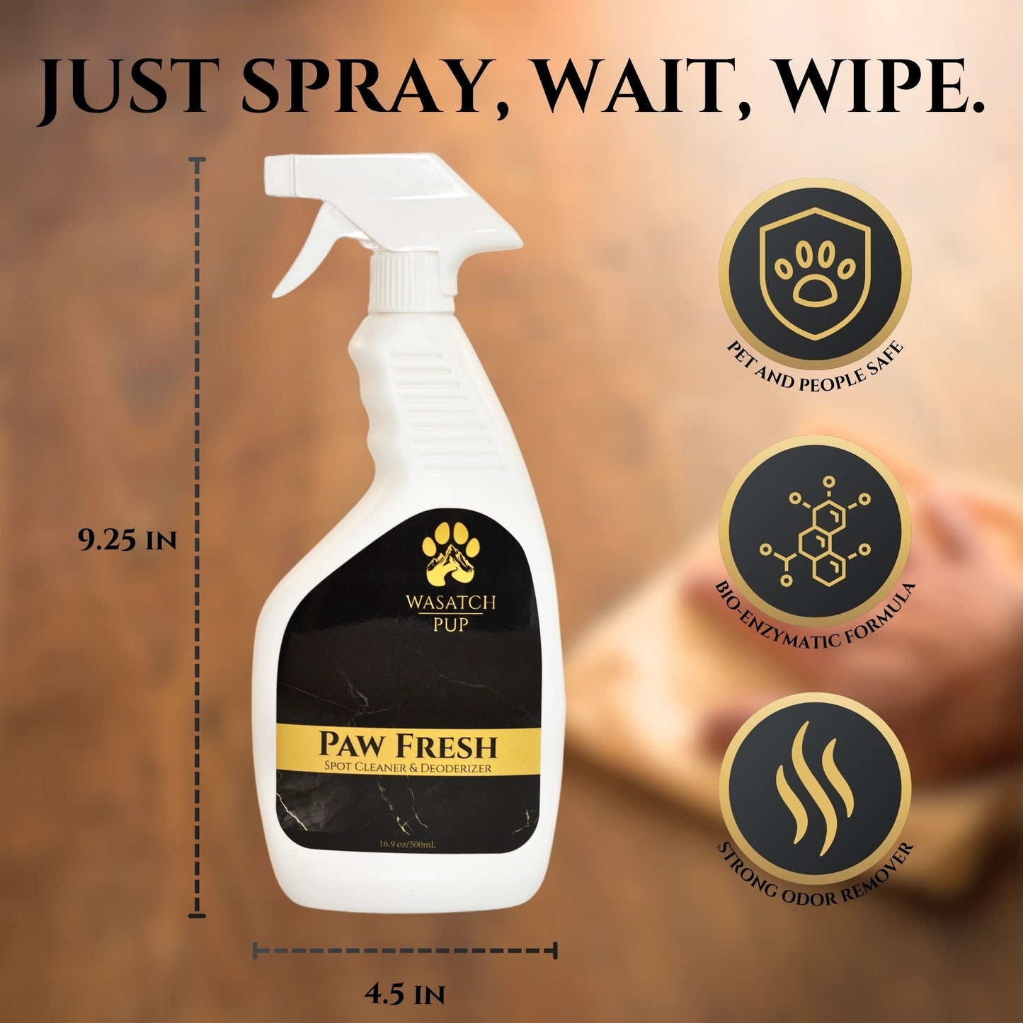 Paw Fresh | Spot Cleaner & Deodorizer - Pet Odor & Stain Removers - Wasatch Pup
