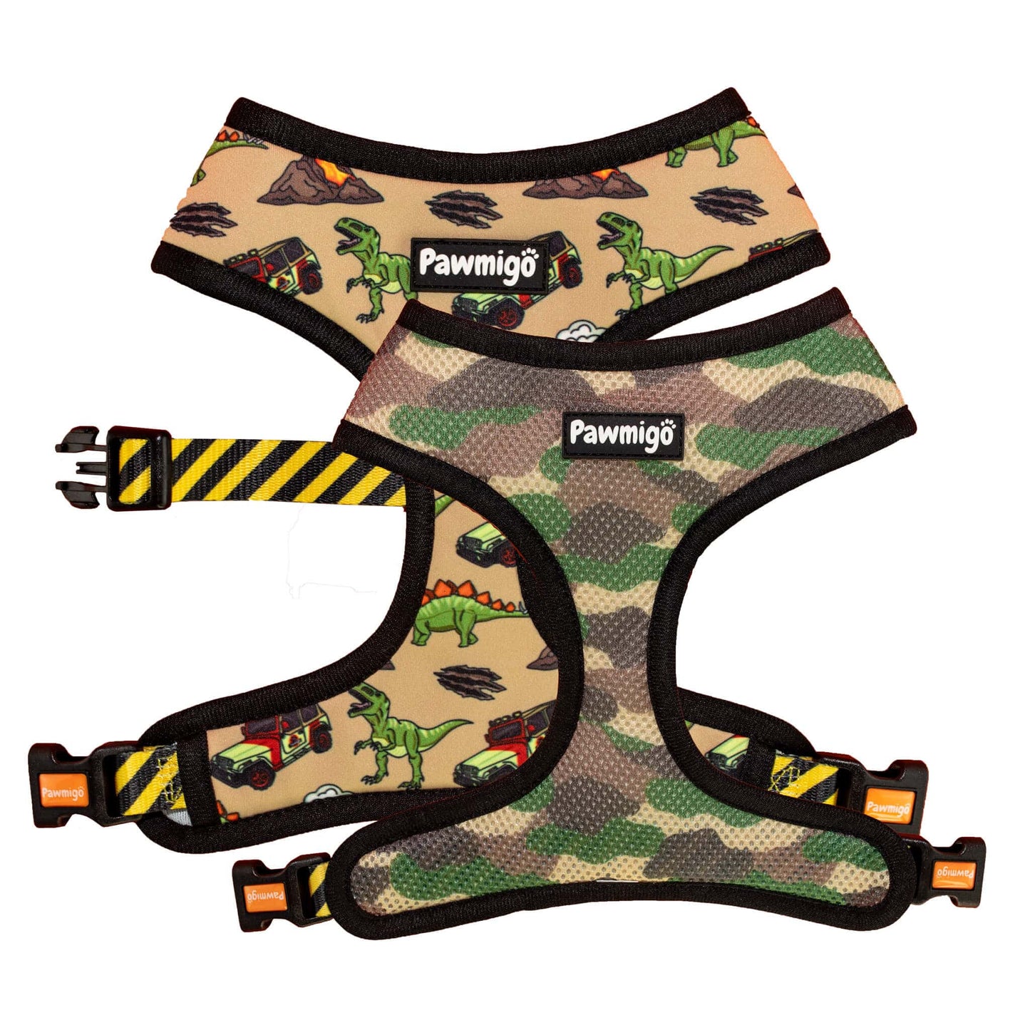 Jurassic Bark Reversible Harness - Reversible Harness - Pawmigo - XS - SP19 - JRB - RH - XS