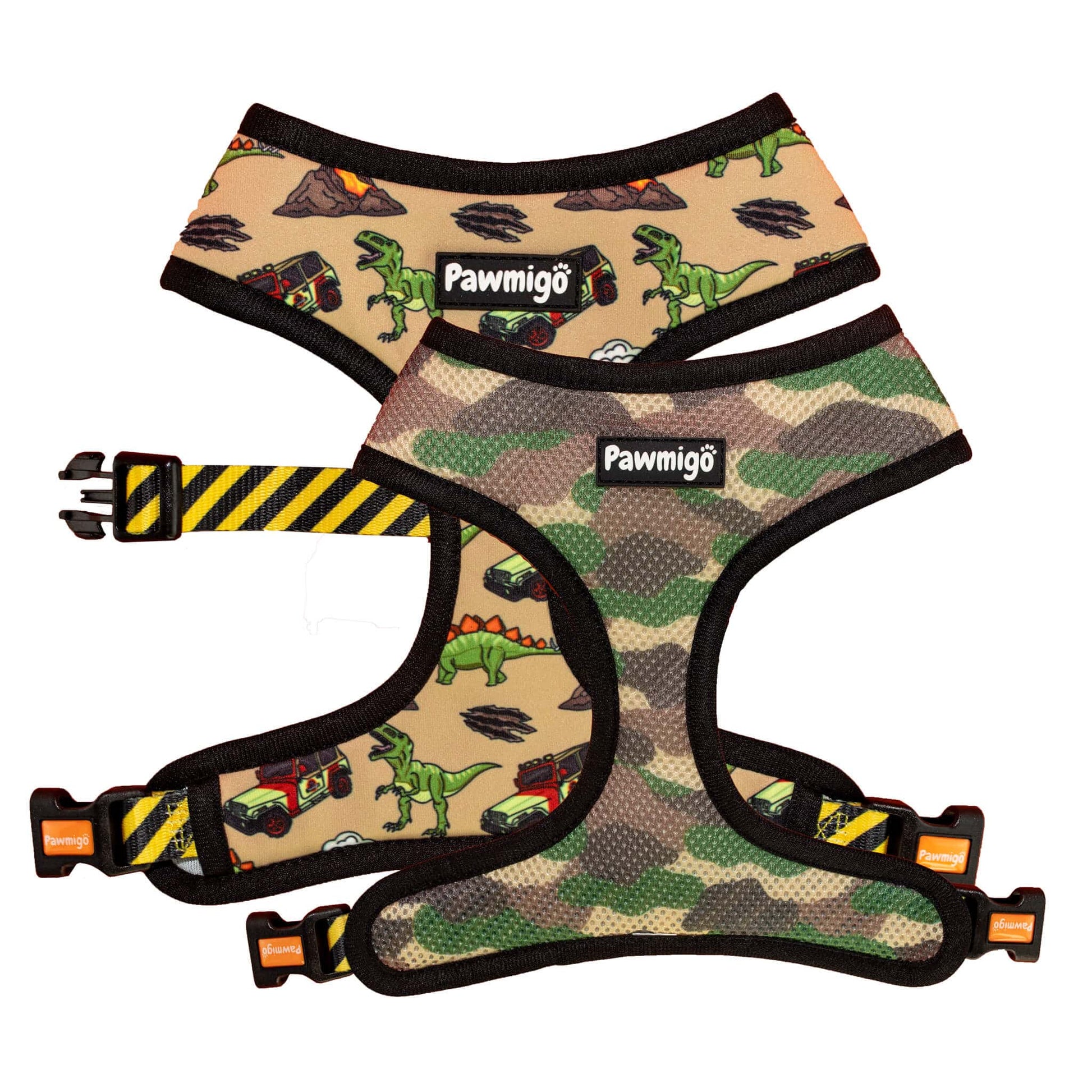 Jurassic Bark Reversible Harness - Reversible Harness - Pawmigo - XS - SP19 - JRB - RH - XS