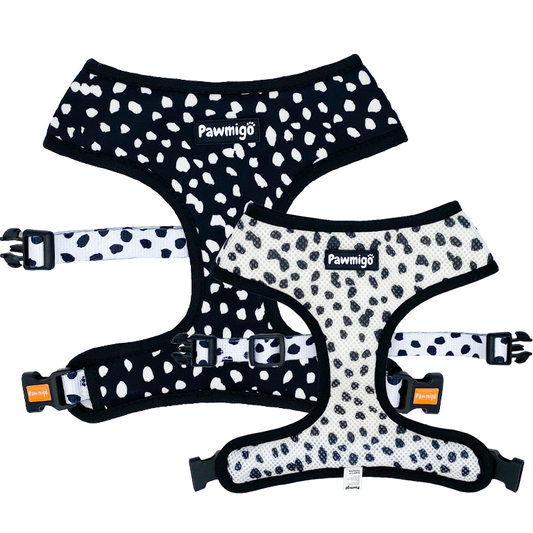 Polka Dog Reversible Harness - Reversible Harness - Pawmigo - XS - PF20 - PKD - RH - XS