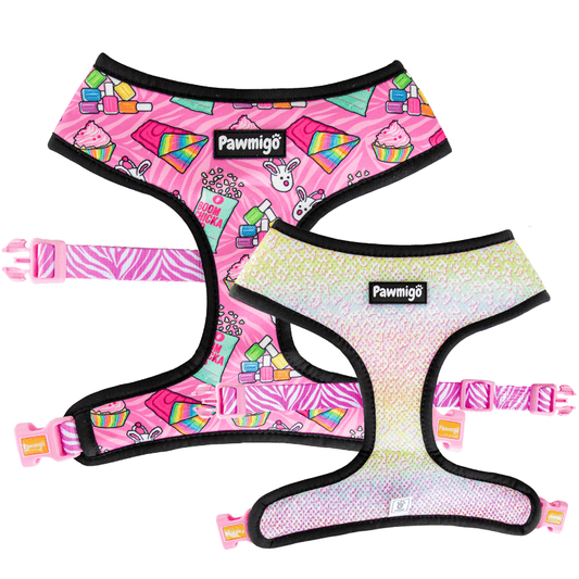 Slumber Pawty Reversible Harness - Reversible Harness - Pawmigo - XS - FA19 - SLP - RH - XS