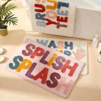Inyahome Bathroom Rugs Non-Slip Bath Mat Luxury Soft