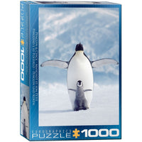 Penguin & Chick 1000 Piece Jigsaw Puzzle Eurographics