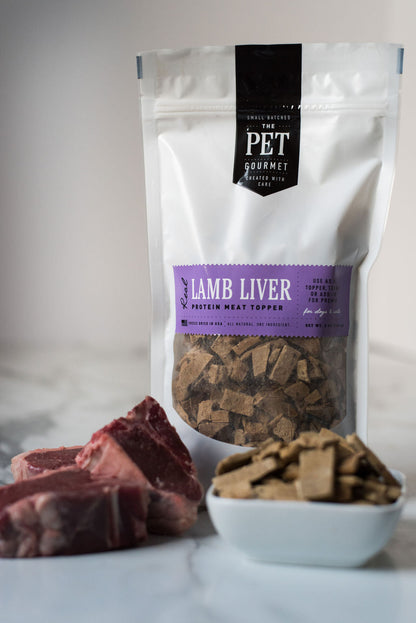 Freeze Dried Lamb Liver Dog Treats 8 Oz 🐑